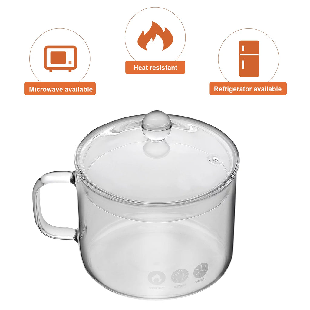 Heat-resistant Glass Pot with Handle G6843
