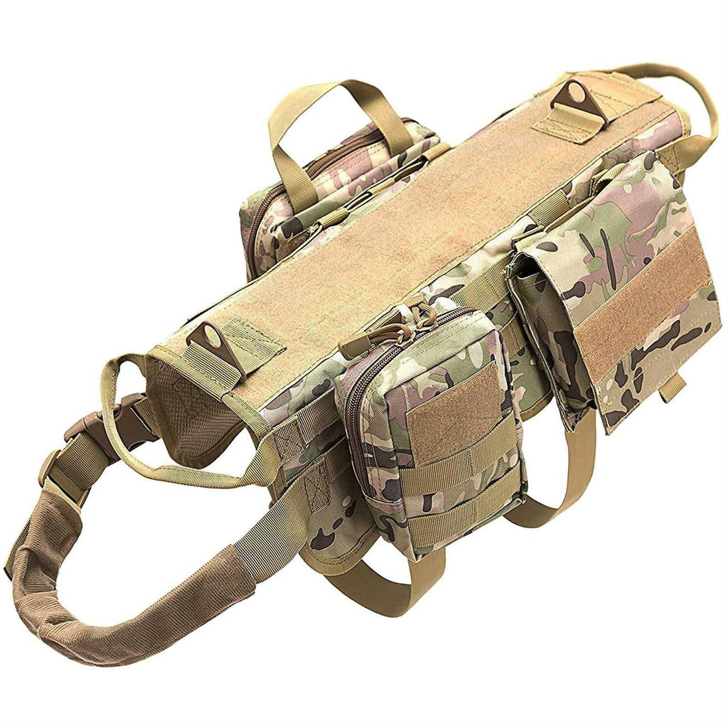 Tactical Dog Harness with Pouches P155