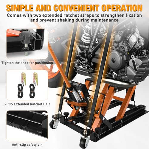 1500 LBS Hydraulic Motorcycle Lift Jack L999970