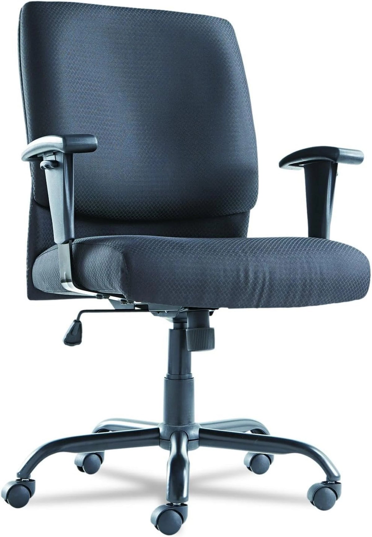 Black Big And Tall Swivel/Tilt-Back Chair L10732