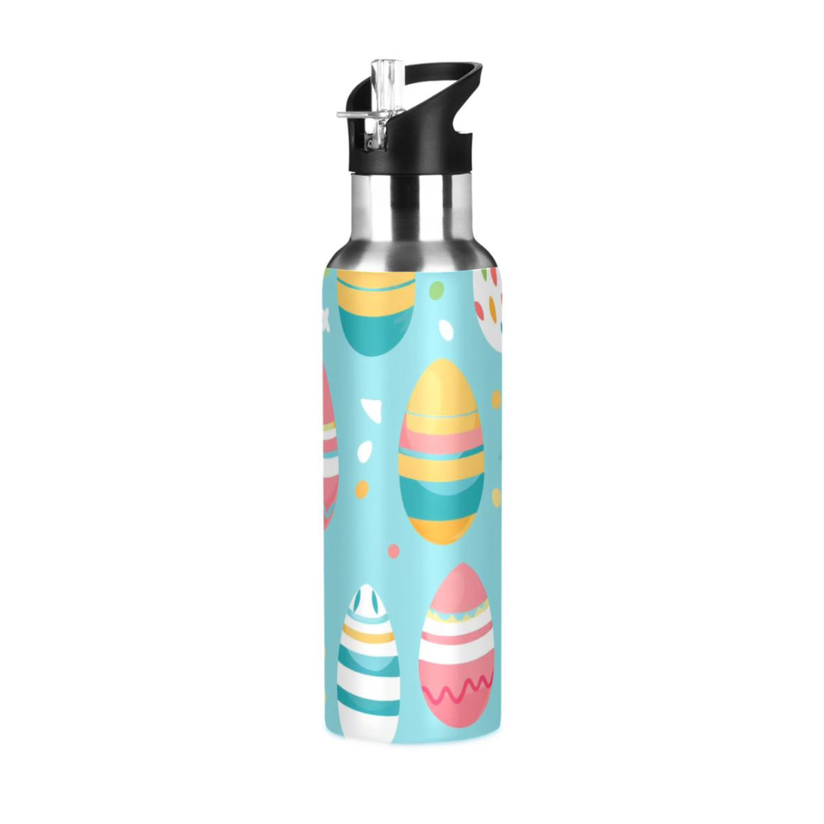 Insulated Stainless Steel Water Bottle with Straw Lid 20 oz E9757