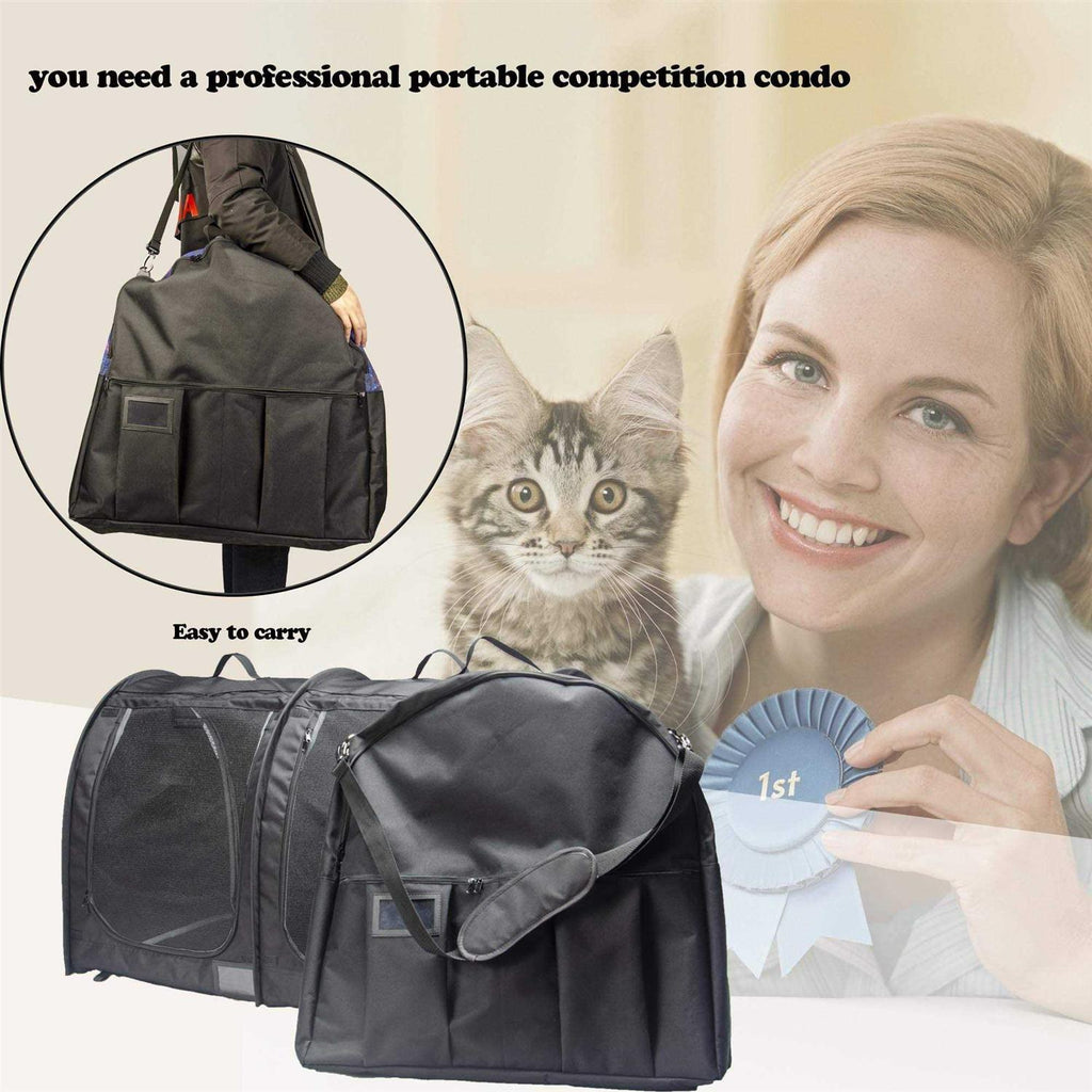 Portable Twin Compartment Cat Cage A535693