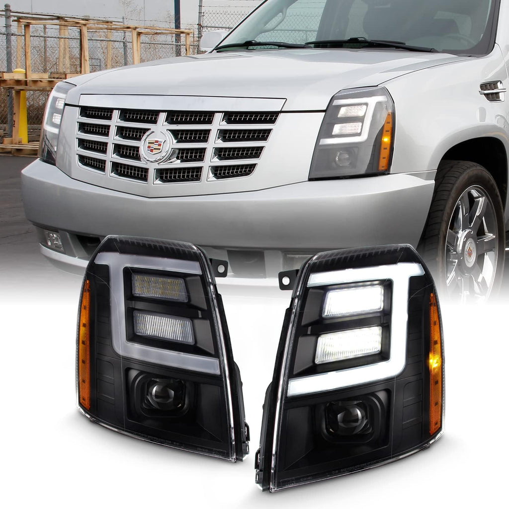 Chrome Housing LED Projector Headlight F650