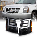 Chrome Housing LED Projector Headlight F650
