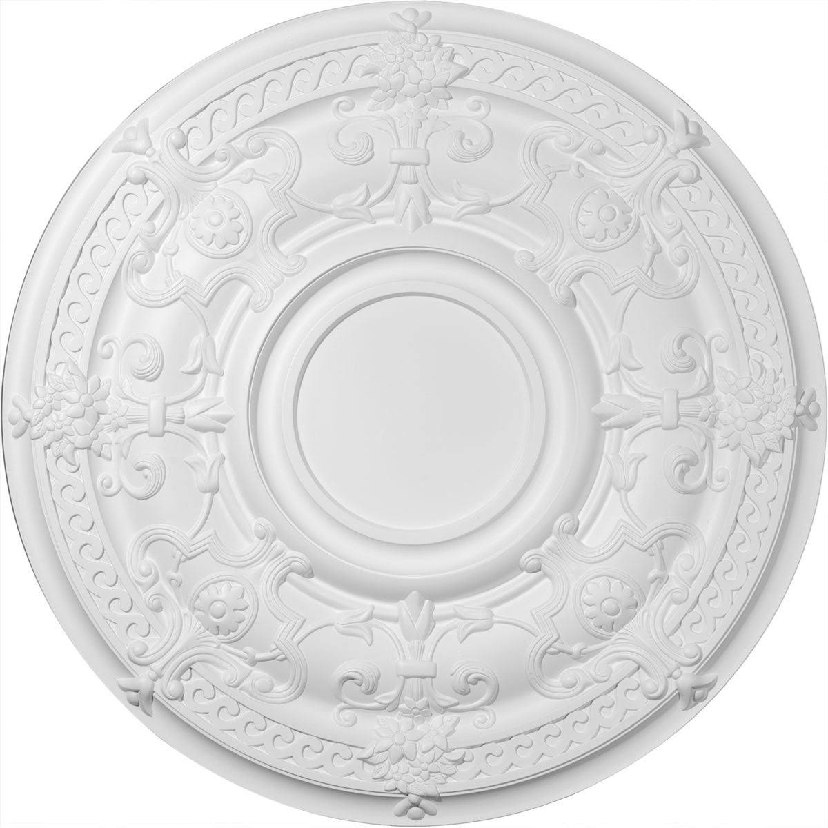 Bronze Blue Patina Ceiling Medallion P2971