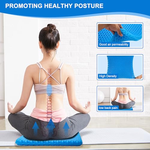 Large Cooling Gel Seat Cushion with Non-Slip Cover A31569