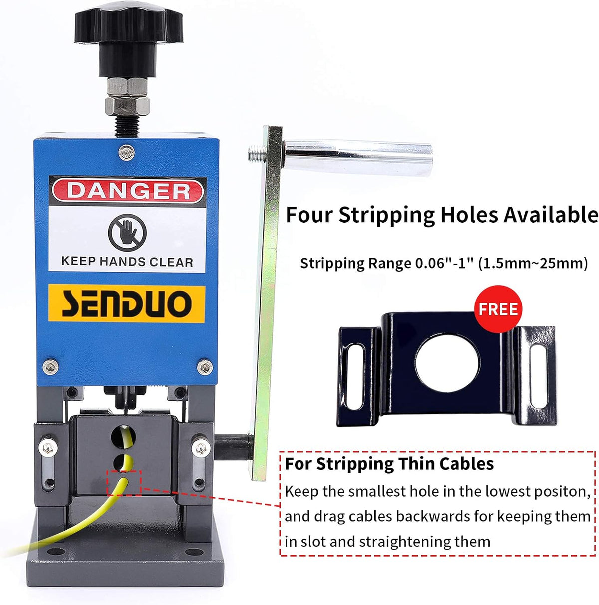 Manual Wire Stripping Machine for Scrap Copper Wire Cable T37520