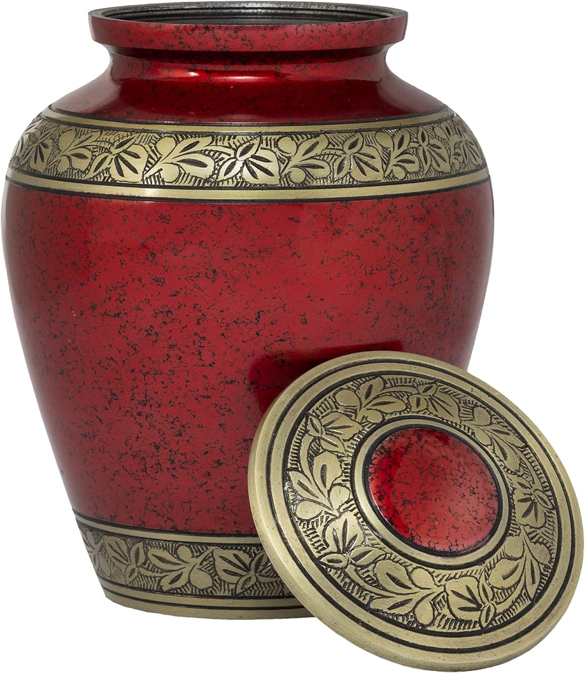 Handcrafted Cremation Urn for Human Ashes with Velvet Bag H477363