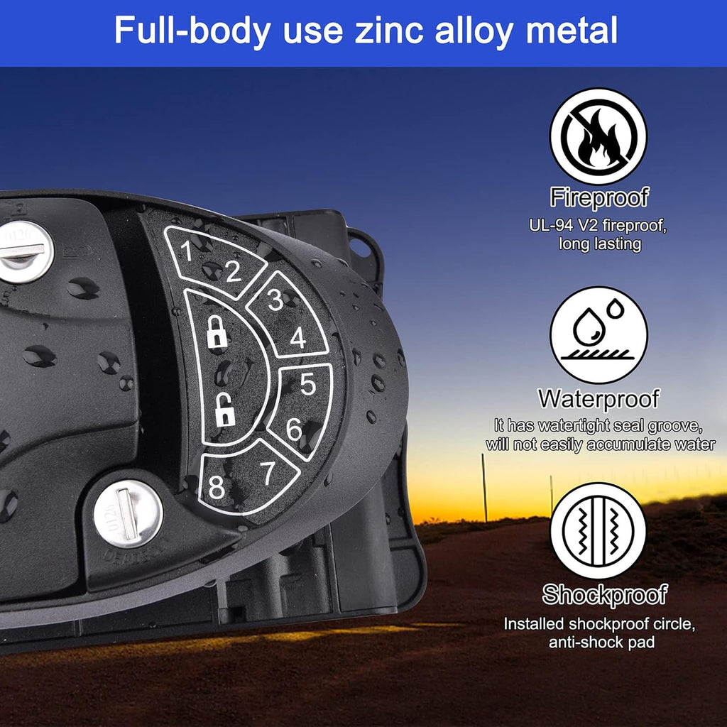 Waterproof Metal RV Keyless Entry Door Lock with Backlit Keypad C53774