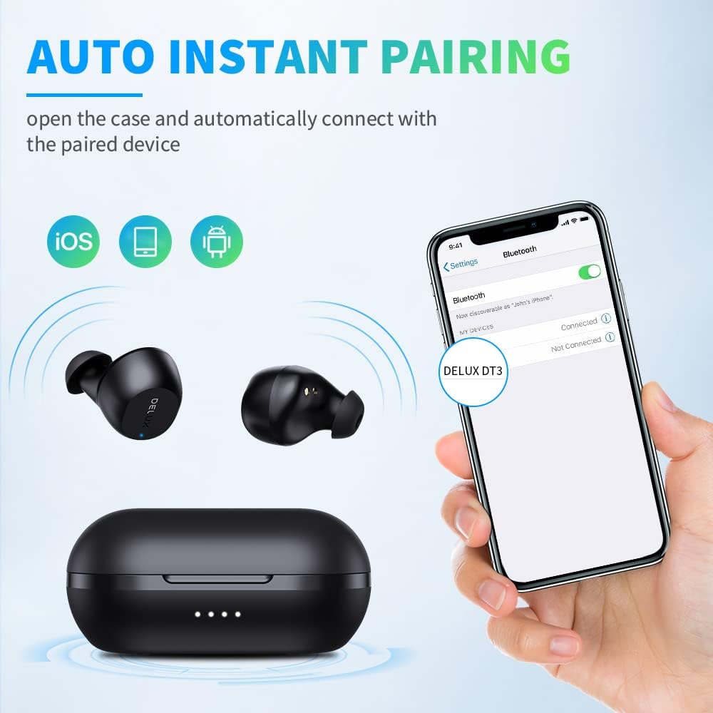 True Wireless Earbuds with Wireless Charging Case F95590