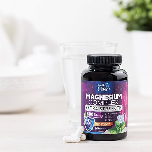 Magnesium Complex Supplement 500mg 120 Capsules O91809