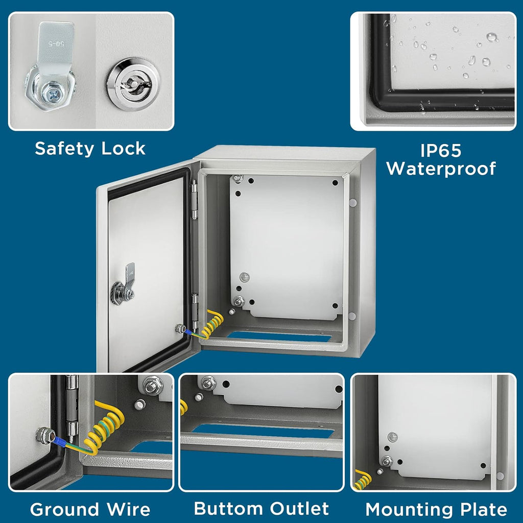 12'' x 10'' x 6'' Steel Enclosure Z710