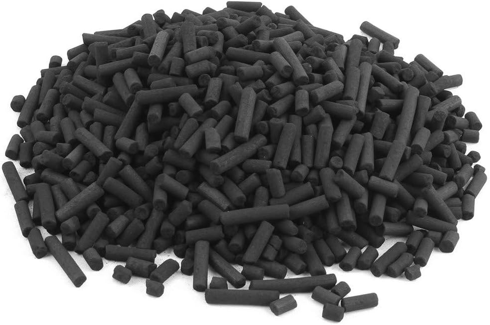 20 LB Virgin Activated Carbon Charcoal Pellets with 2 Media Filter Bags Y1755