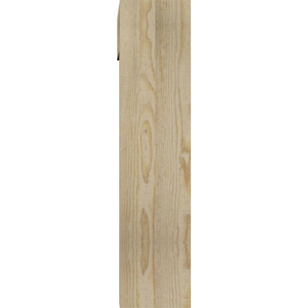 Rough Sawn Bracket with Offset Brace, Douglas Fir Q943