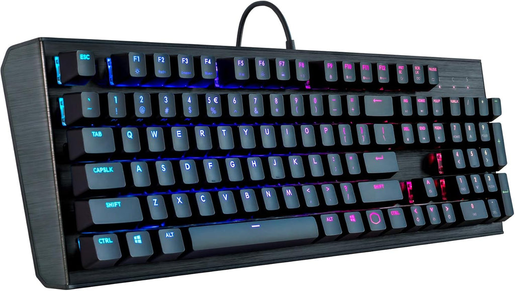 Pure Black Gaming Mechanical Keyboard with RGB Back Lighting, Full Pack of 2 H36183