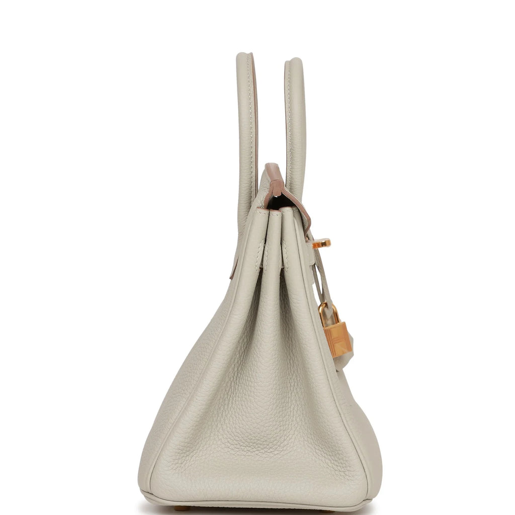 Birkin 25 Gris Perle Togo Gold Hardware S52092
