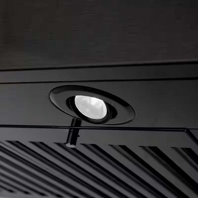 Black Stainless Steel Wall Mount Range Hood F600819