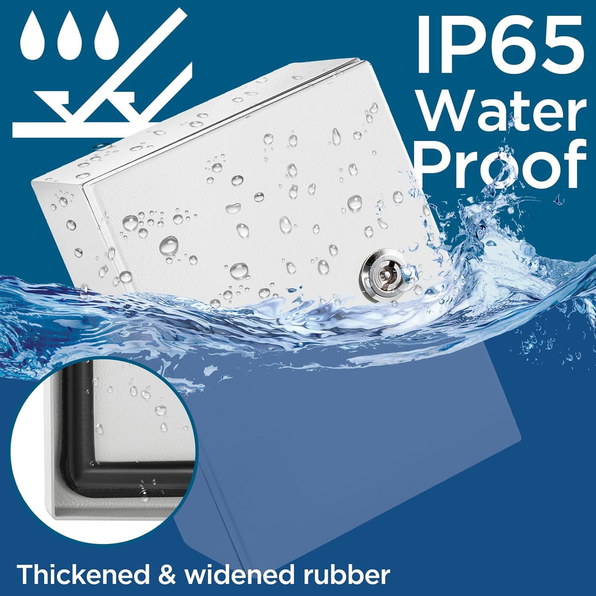 12'' x 10'' x 6'' Steel Enclosure Z710