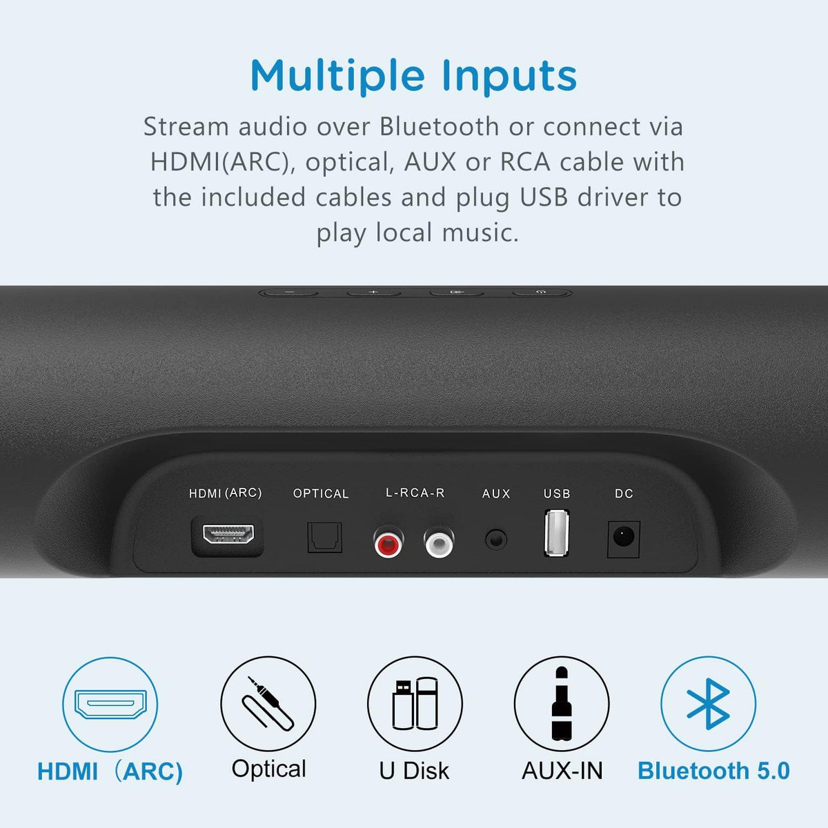 80 Watts TV Sound Bar with Bluetooth 5.0 P9173