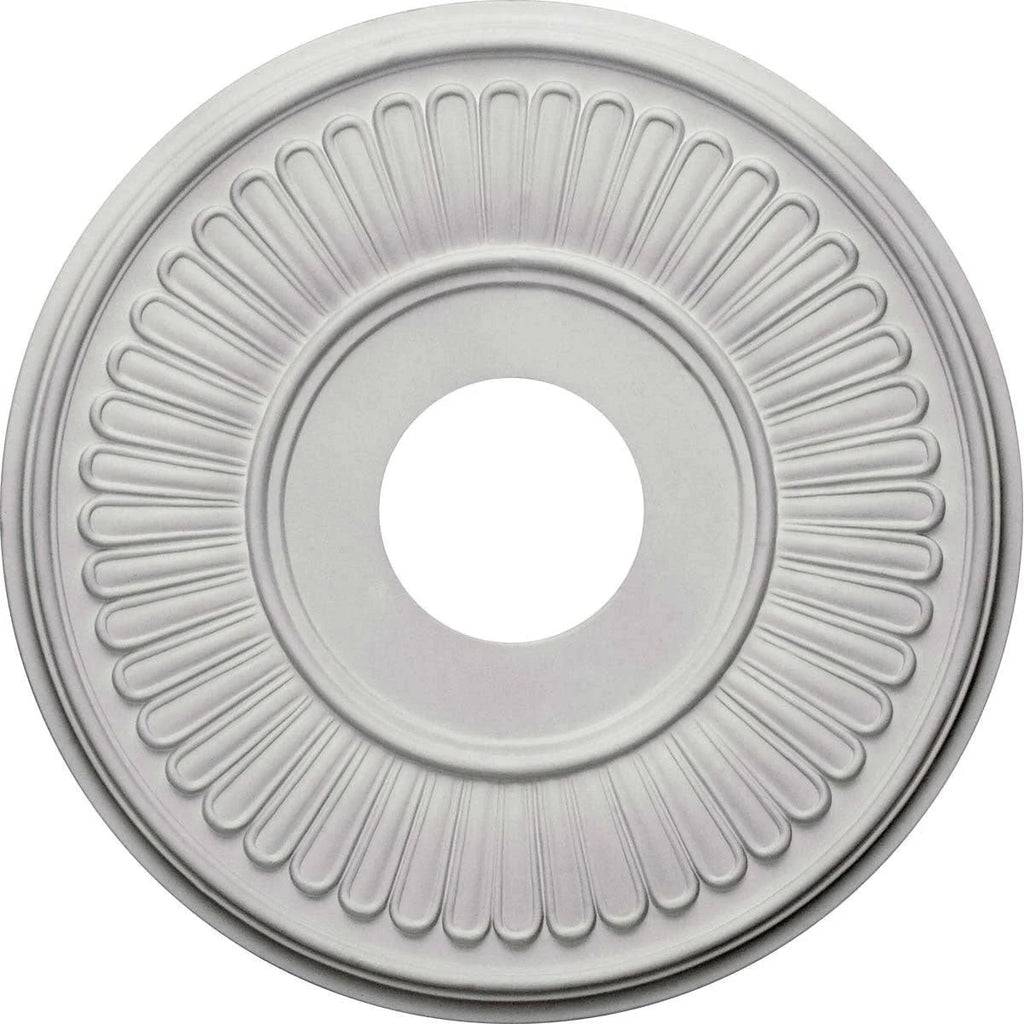 15 3/4x22OD x 3 7/8x22ID x 3/4x22P Hand-Painted Ceiling Medallion G6628