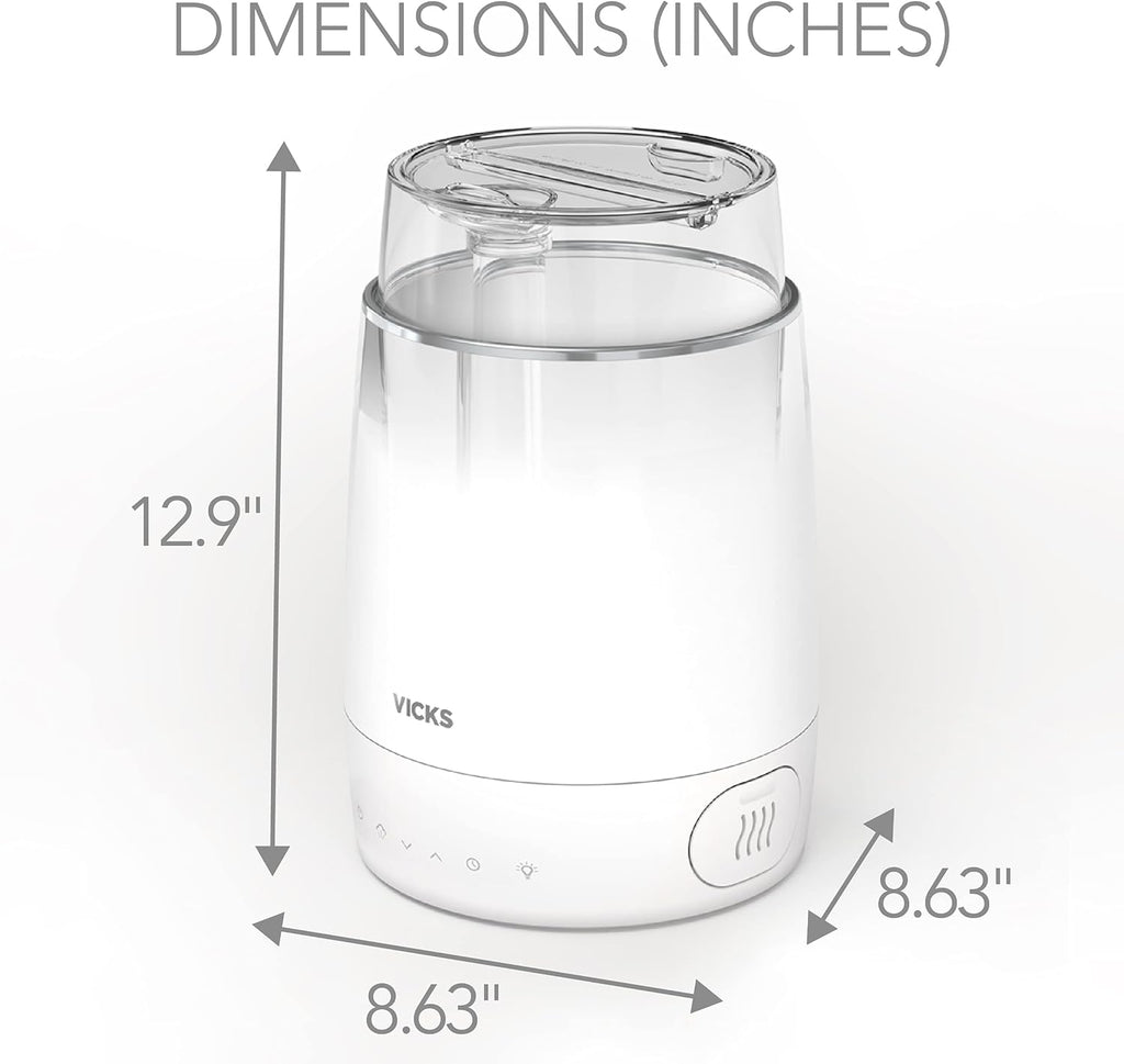 White Cool Mist Top Fill Humidifier Q9755