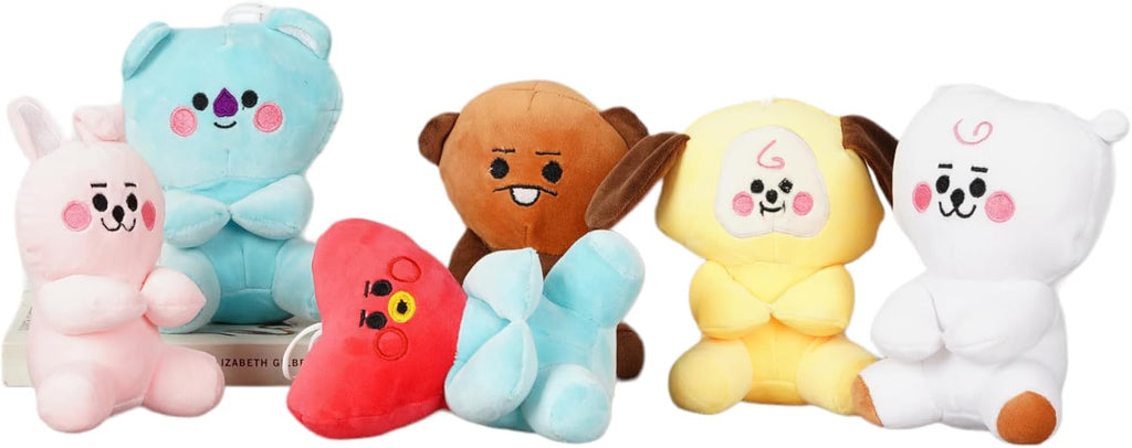 Pack of 6 Stuffed Plush Toys (6 Inch Each) O451126