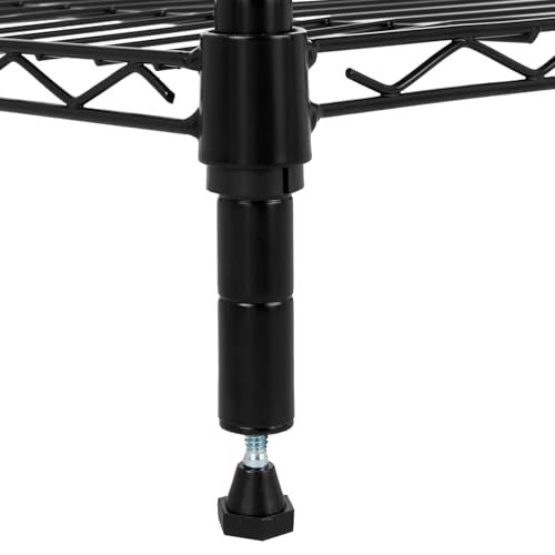 5-Shelf Adjustable Heavy Duty Steel Wire Rack Storage Shelving, Chrome Z23148