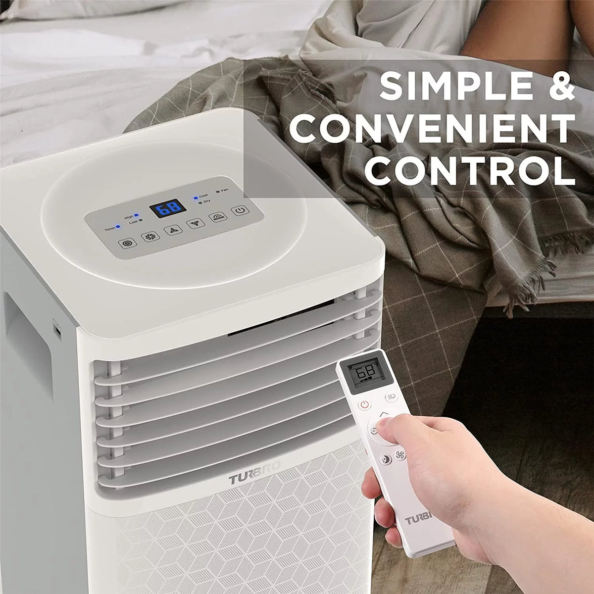 8,000 BTU Portable Air Conditioner, Dehumidifier and Fan E5008