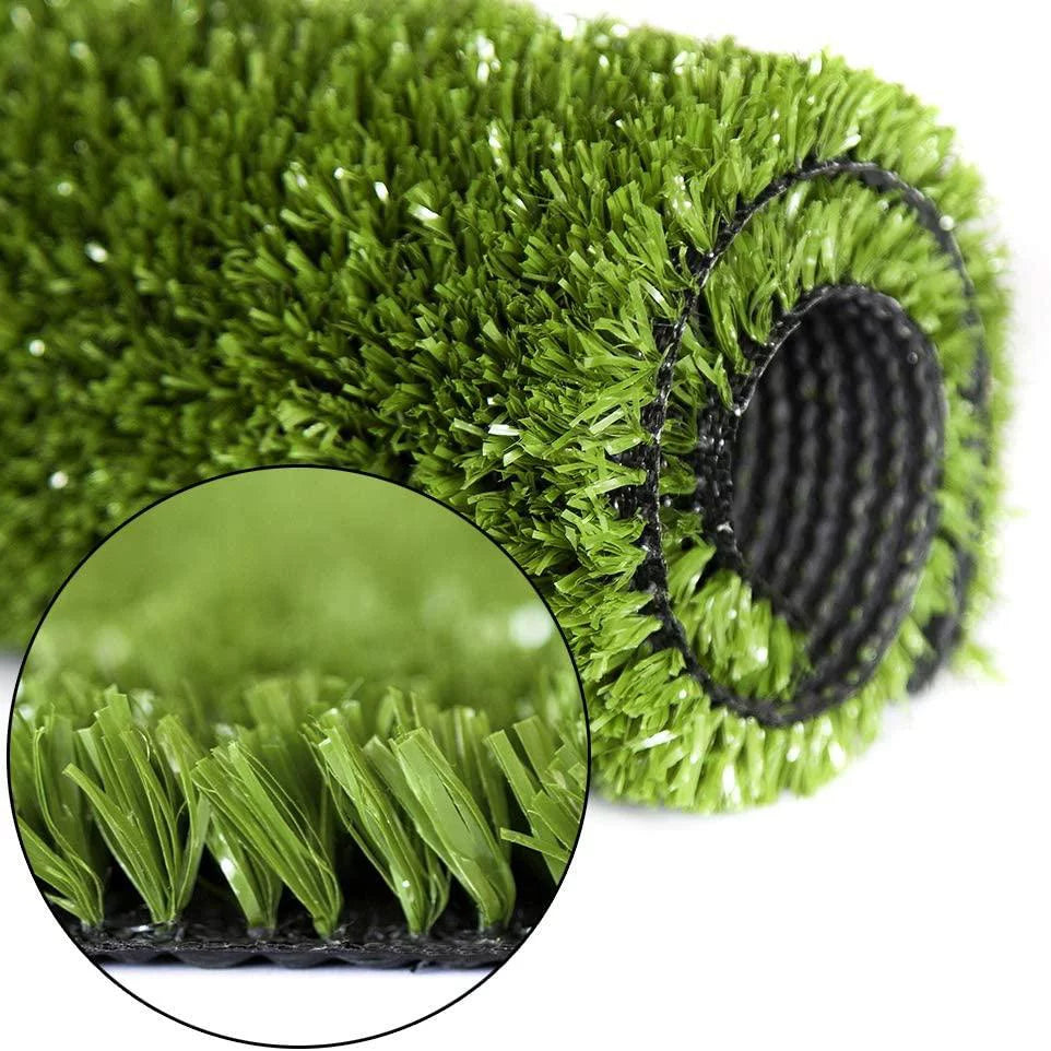 Artificial Grass 8' x 28' Turf Mat Rubber Back Q9733