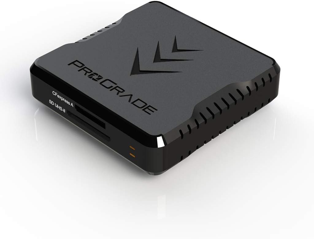 CFexpress Type A and SDXC/SDHC UHS-II Dual-Slot Card Reader USB 3.2 Gen 2 Pack of 2 K388364
