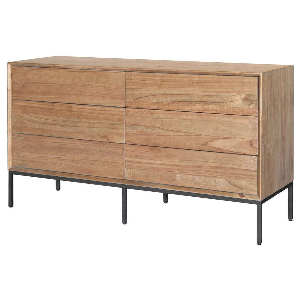 6 Drawer Double Dresser K3750