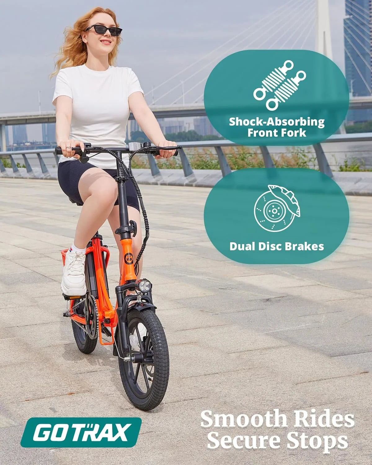 16" 350W Folding Electric Bike U466
