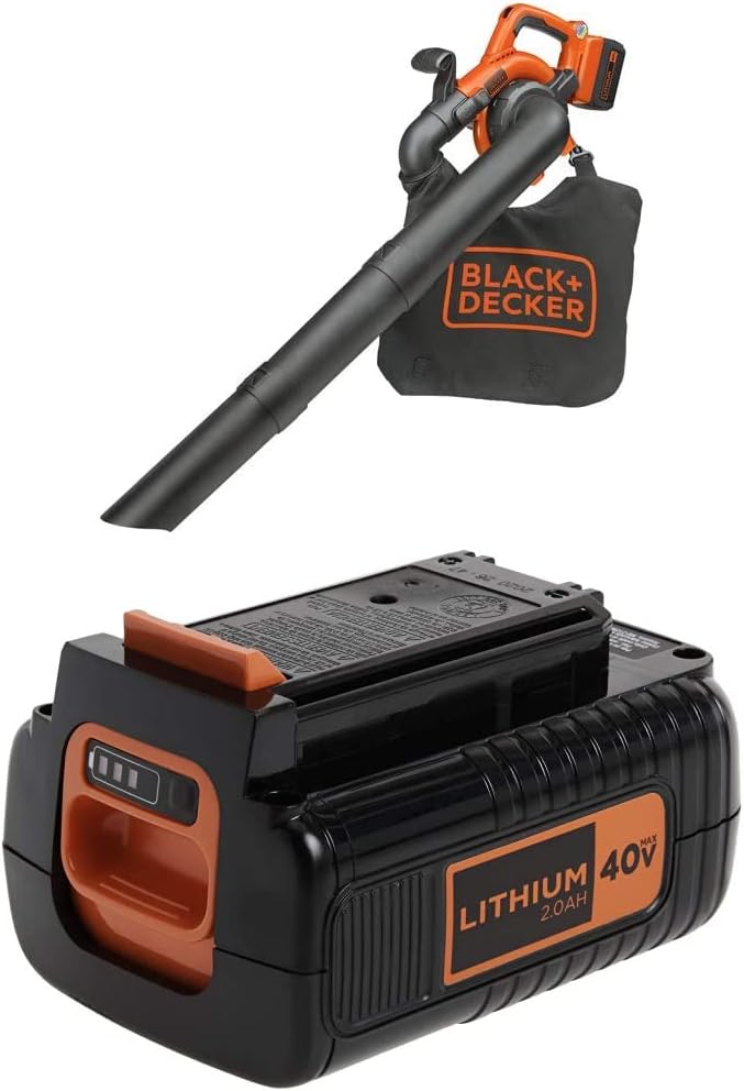 40V Cordless Leaf Blower Leaf Vacuum Kit G88454