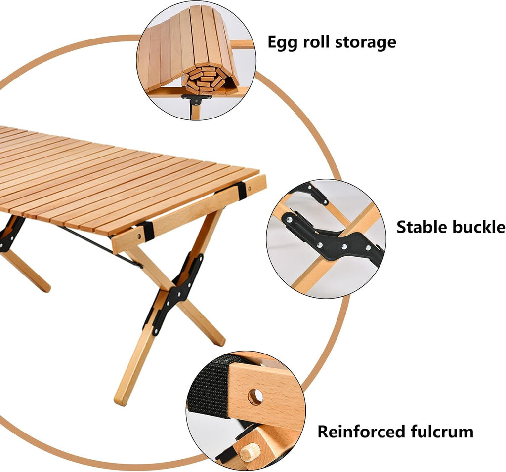 Low Folding Picnic Table with Carry Bag H251