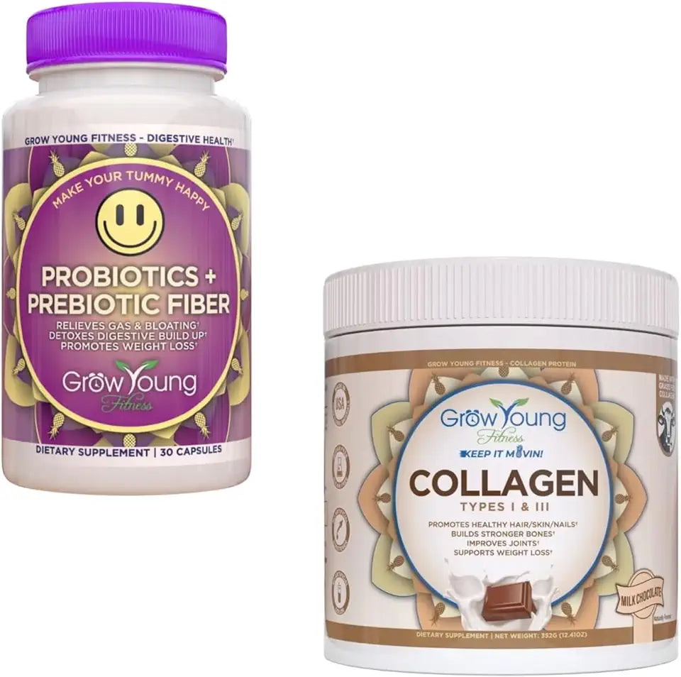 Probiotic and Chocolate Collagen Powder 30-Pack 12.4oz R7468