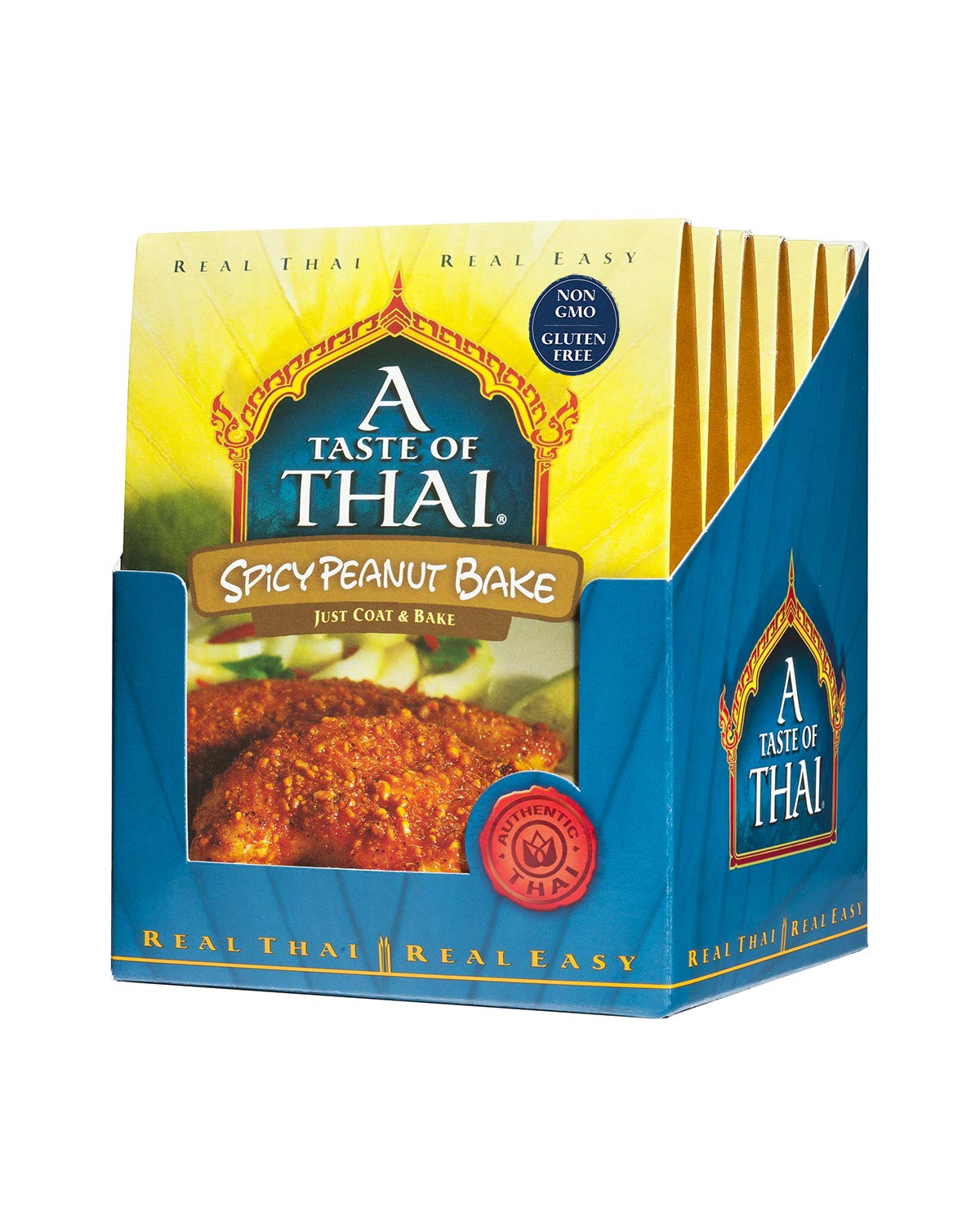 Spicy Peanut Bake 3.5oz Pack of 6 Seasoned Coating O8747