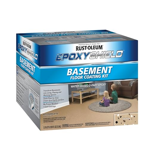 Gray Satin Epoxy Floor Coating Kit, Gallon U3682