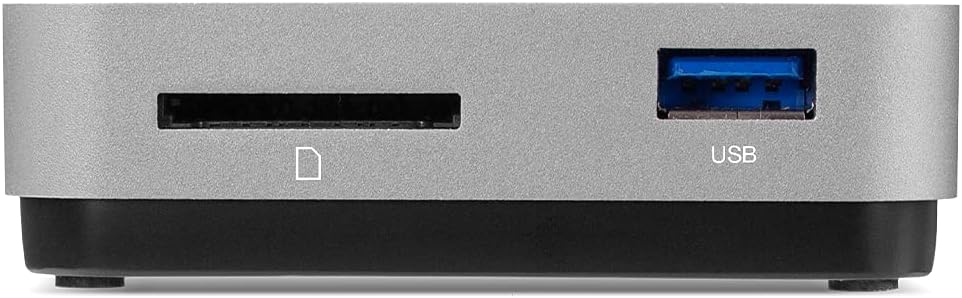 USB-C Travel Dock 5 Port with HDMI SD Card Space Grey Z707987
