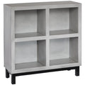 Gray Wood Accent Bookcase Y21608