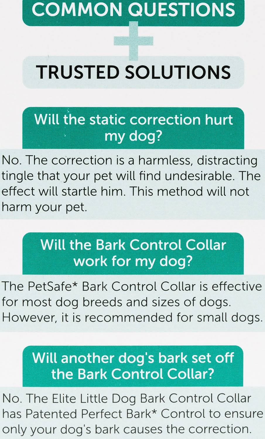 Little Dog Bark Control Collar H6057