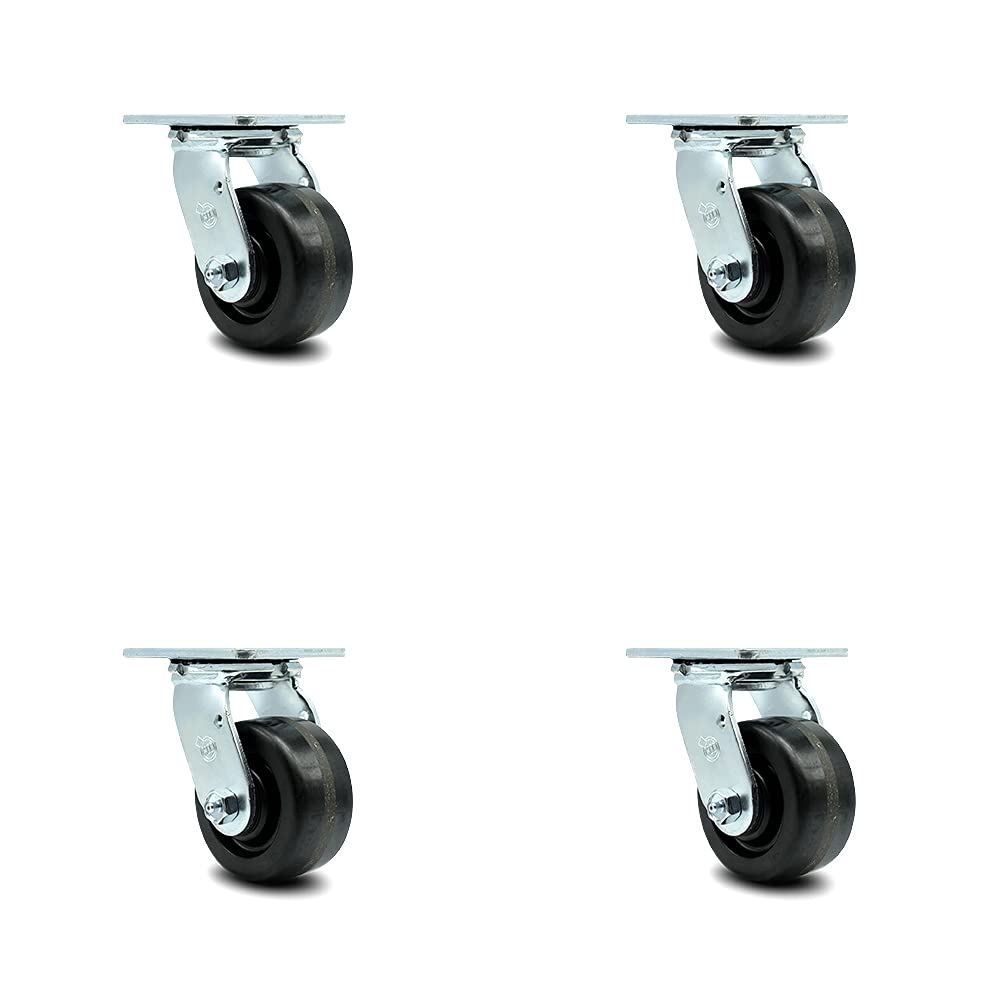 10 Inch Swivel Caster Semi-Pneumatic Wheel Pack of 2 C646982