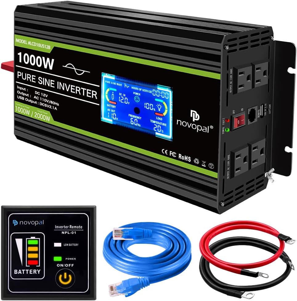 1000 Watt Pure Sine Wave Power Inverter L501