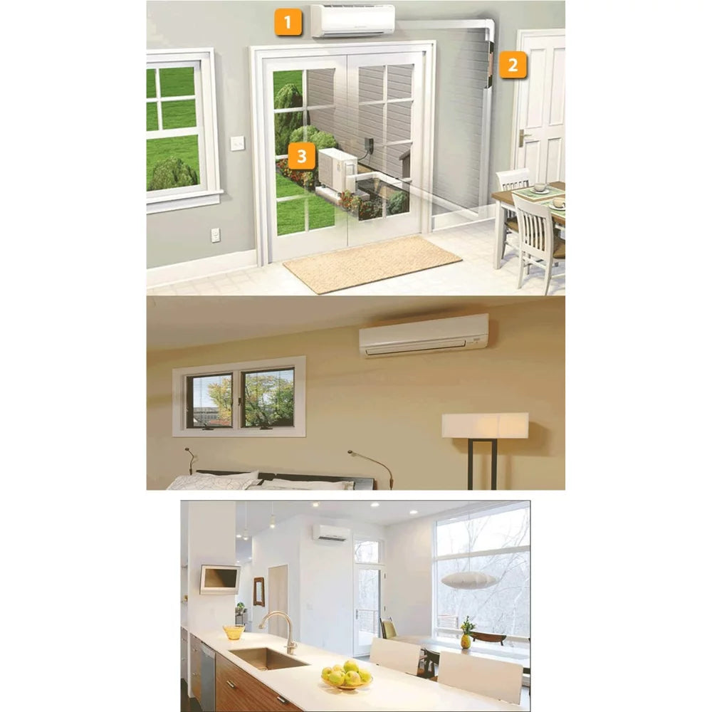 9000 BTU Wall Mounted Heat Pump Air Conditioning System O2127