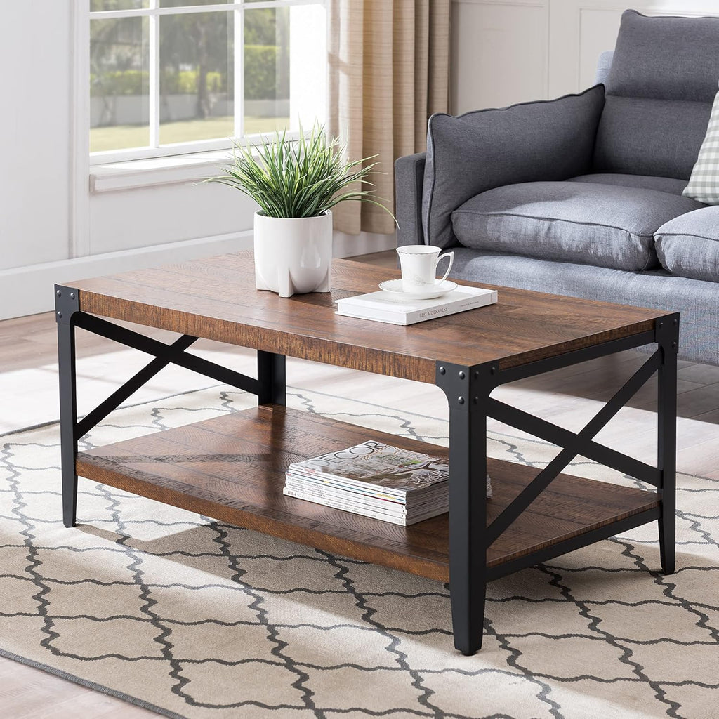 Light Rustic Oak Fireplace TV Stand for 65 inch TV E71204