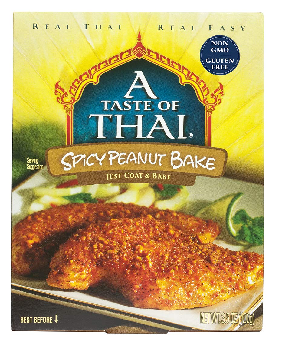 Spicy Peanut Bake 3.5oz Pack of 6 Seasoned Coating O8747