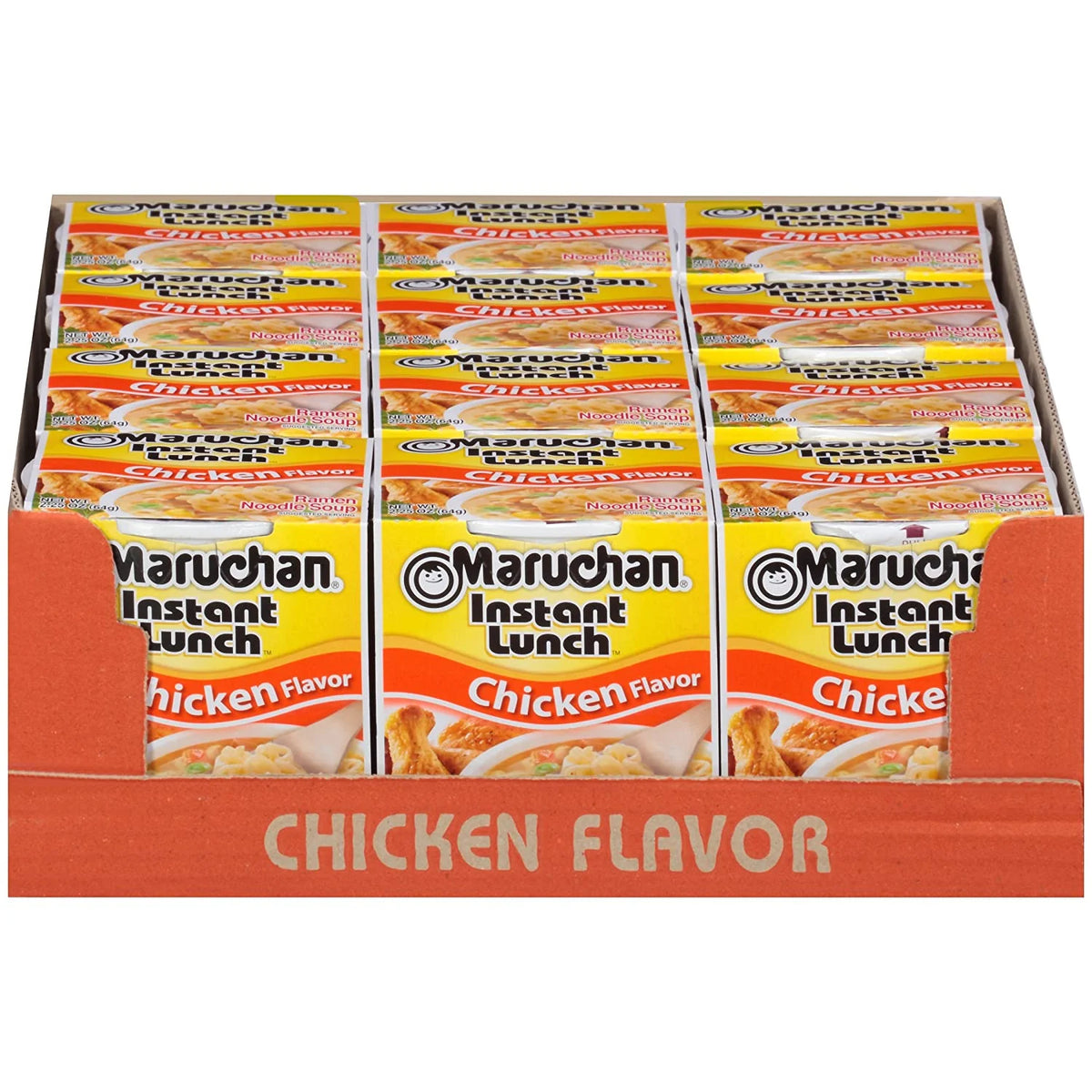 24 Count Instant Ramen Cup Noodles, 12 Beef & 12 Chicken V294042