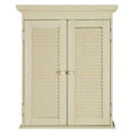 Antique White Wall Cabinet S290387