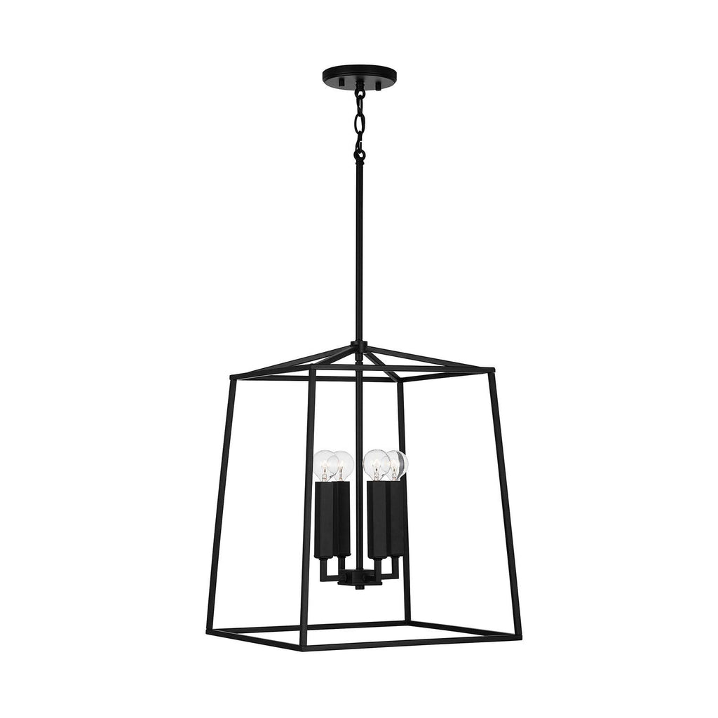 4 Light Foyer Matte Black R110087