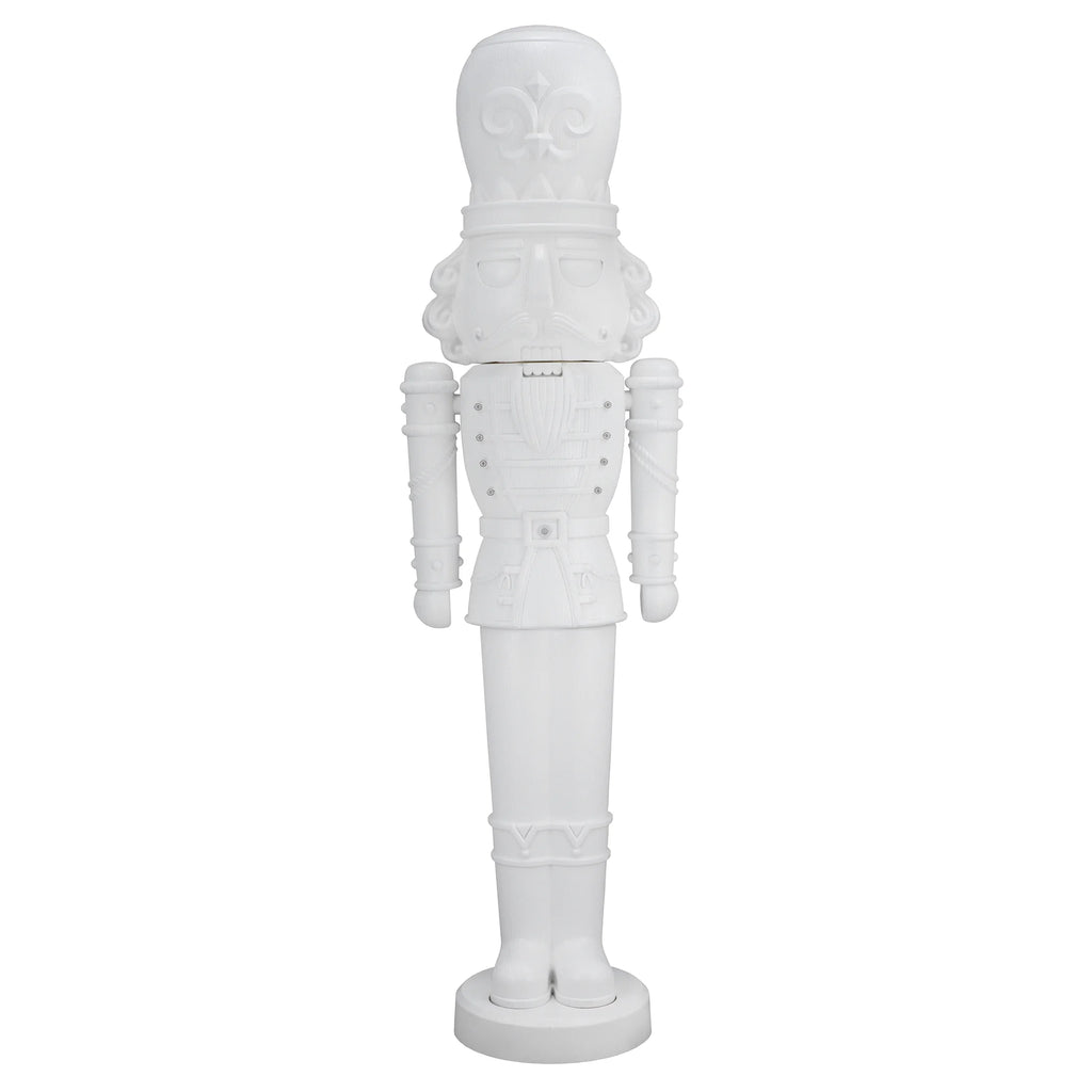 White 75" Nutcracker Christmas Decoration N489056