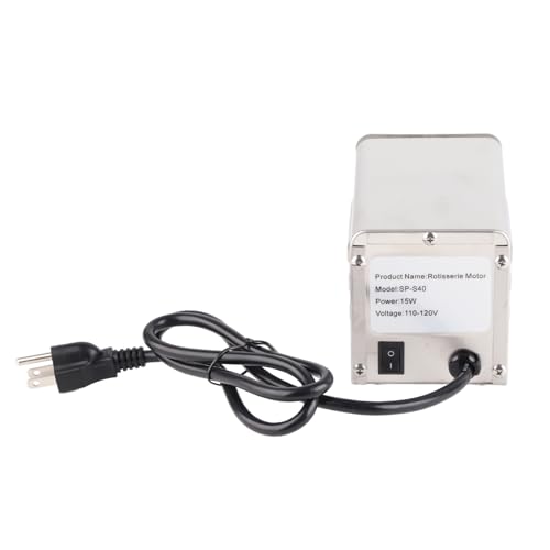 Stainless Steel BBQ Rotisserie Motor Electric Roaster 50-70kgF Torque Capacity US Plug 110V M935